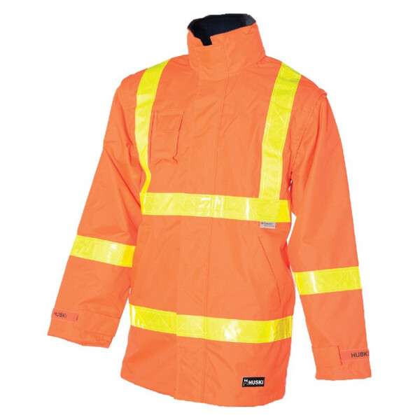 Huski Hi-Vis Roads 2-in-1 Rain Jacket