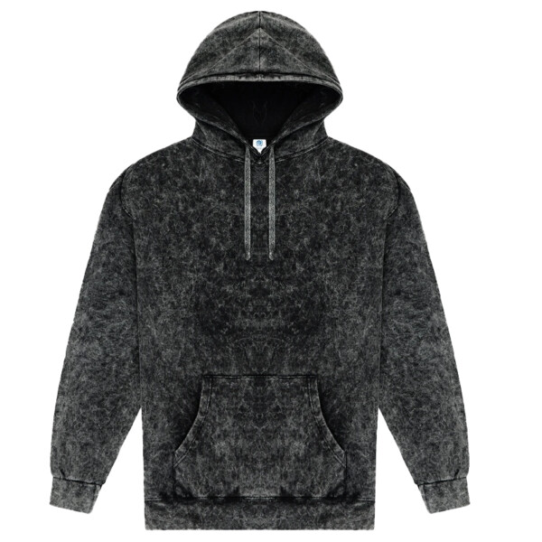 Mens Mineral Wash Pullover Hoodie