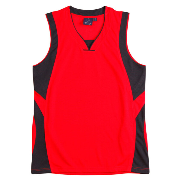 Audlts Cooldry® Basketball Contrast Colour Singlet