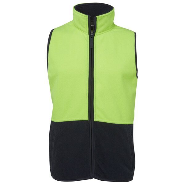 Mens Hi Vis Polar Vest
