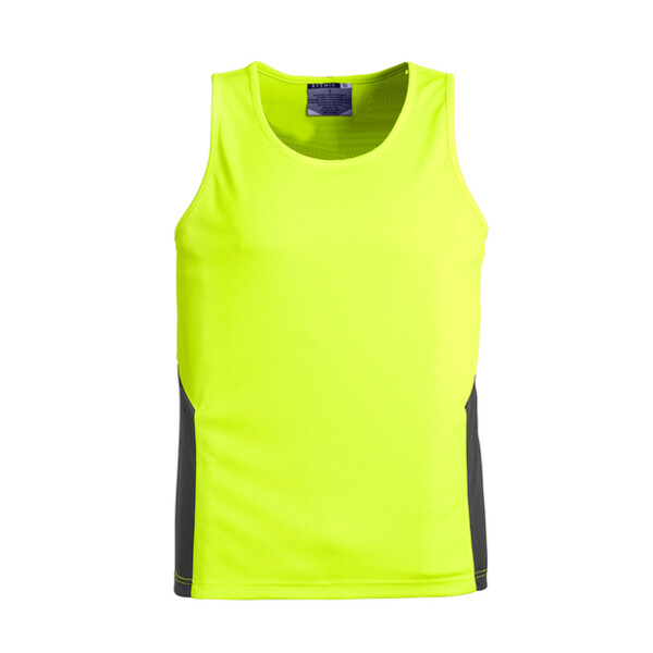 Syzmik Unisex Hi-Vis Squad Singlet yello/charcoal