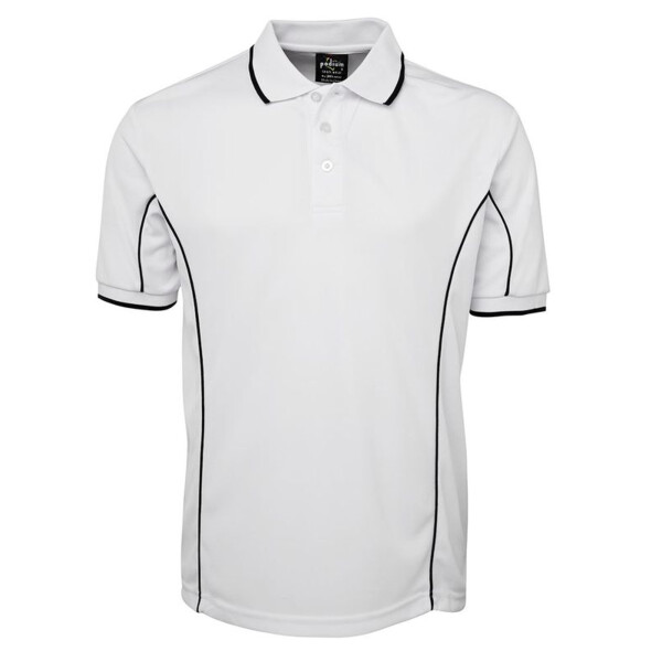 Mens Short Sleeve Piping Polo



