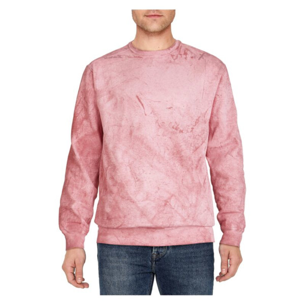 Mens Clay Color Blast Crewneck Sweatshirt