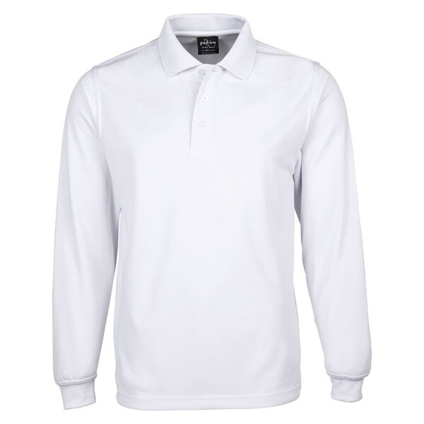Mens Long Sleeve Poly Polo


