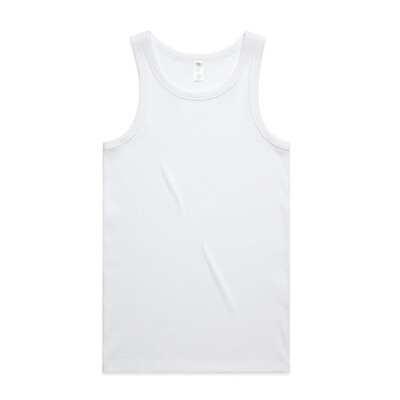 Mens Organic Rib Singlet