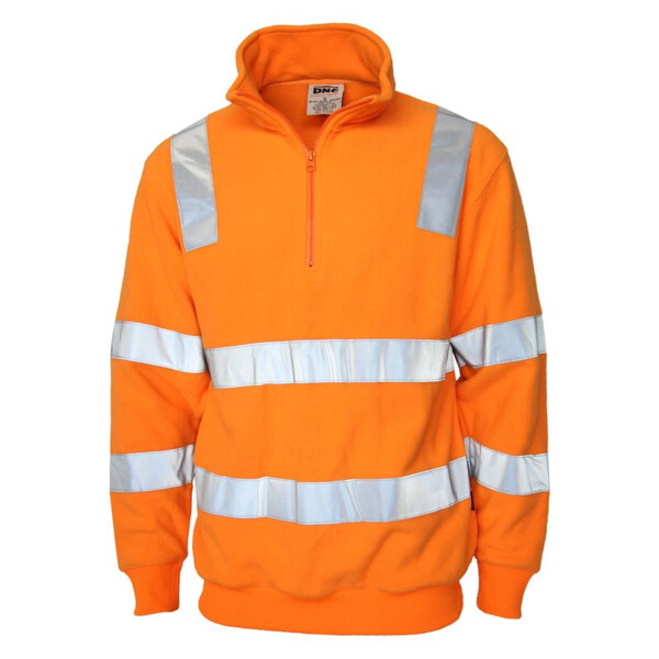 Hi-Vis VIC Rail Half Zip Polar Fleece
