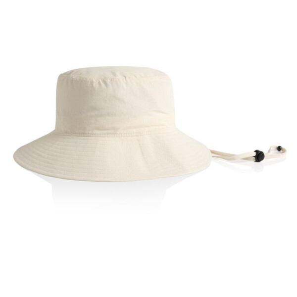 Nylon Wide Brim Bucket Hat
