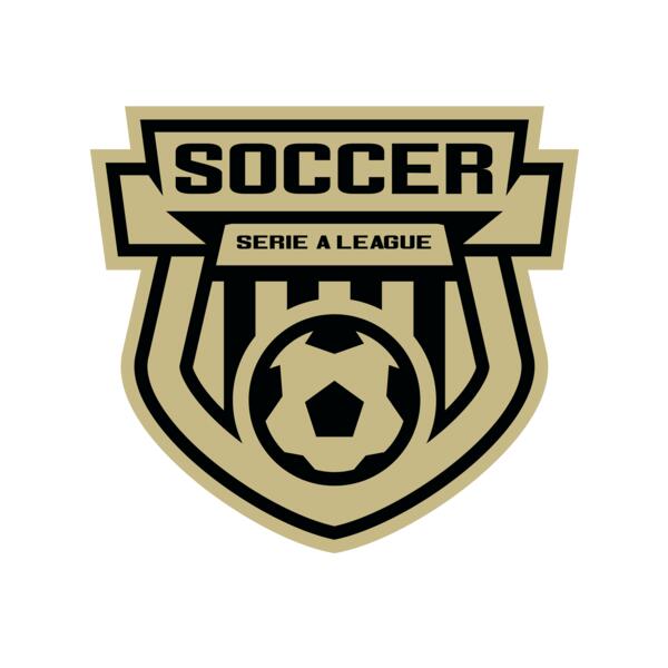Serie a league soccer logo template Thumbnail