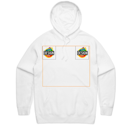 logo on chest