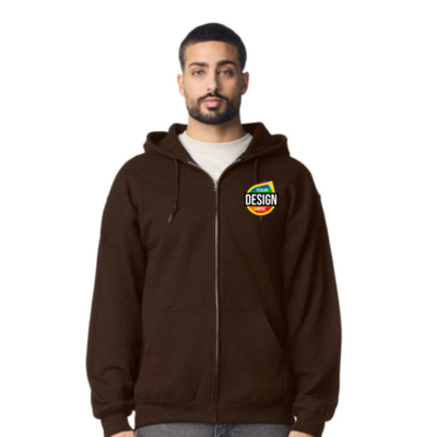 Brown Hoodies Printing
