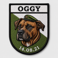 Embroidered patch for custom caps and hats