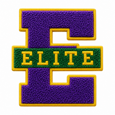 Chenille patch for custom caps and hats