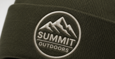 Embroidered Logo on beanies