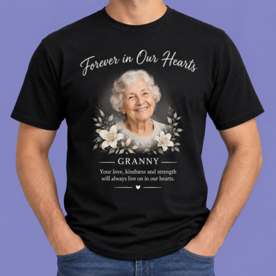 Custom Funeral T-Shirt Printing Sample 4