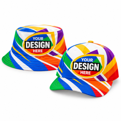 Sublimated Caps Printing