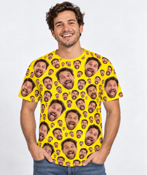 custom all over printed face shirt sample 2