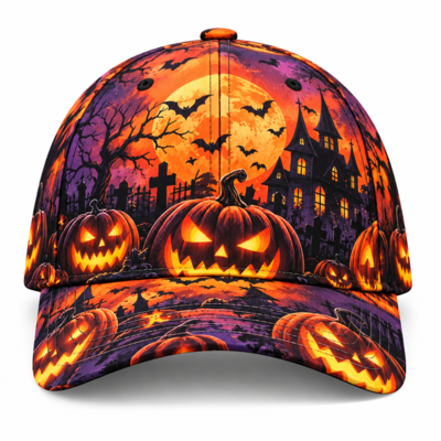 custom halloween headwear all over printing sample 1