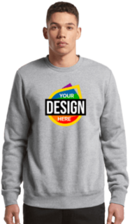 printed or embroidered sweatshirts
