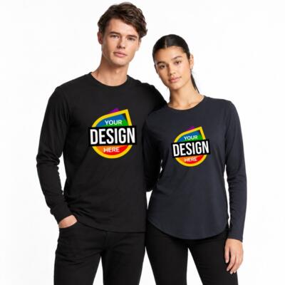 Custom Long Sleeve Gym Shirts and Workout Tops