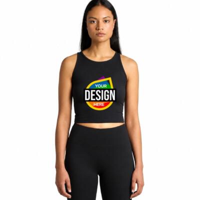 Custom Gym Crop Tops for Women's Activewear