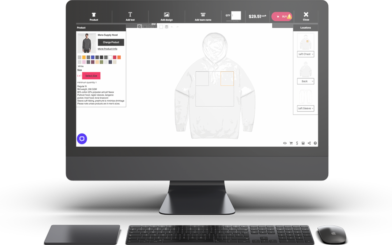 custom as colour jacket printing