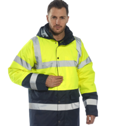 Printed Hi-Vis Safety Wear Mockup