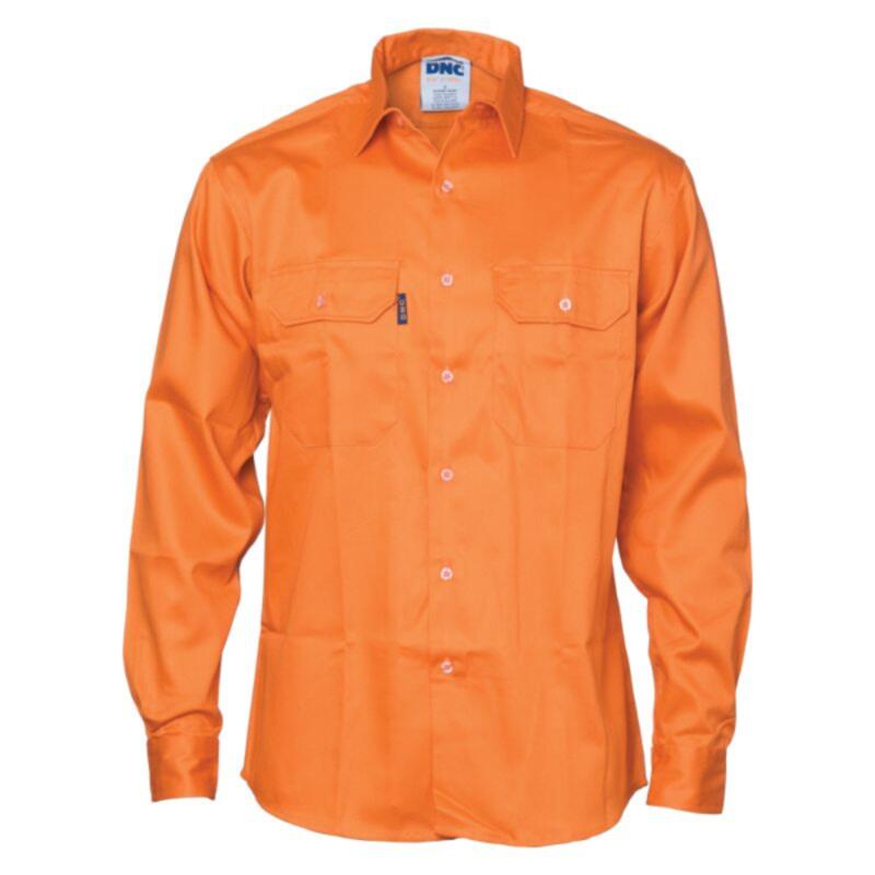 Mens Patron Saint® Flame Retardant Drill Long Sleeve Shirt Thumbnail