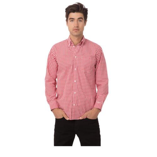 Mens Gingham Dress Shirt Thumbnail