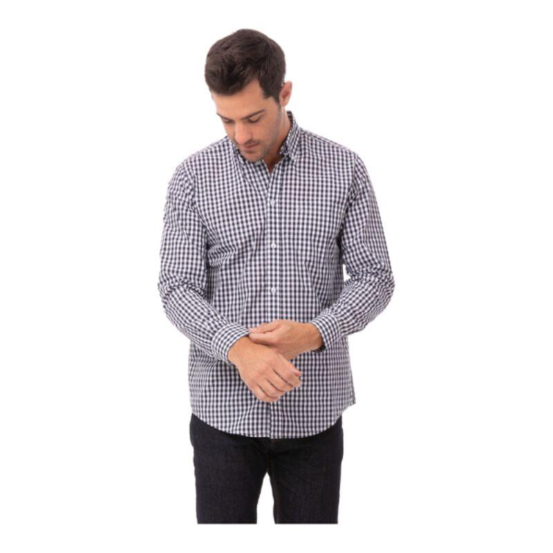 Mens Gingham Dress Shirt Thumbnail