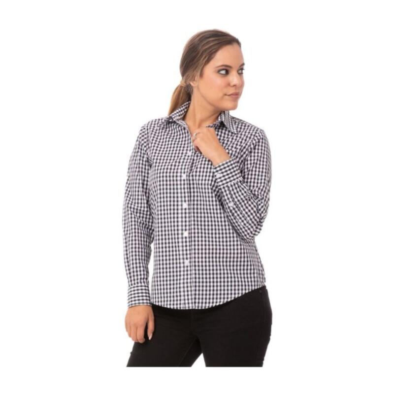 Womens Gingham Dress Shirt Thumbnail