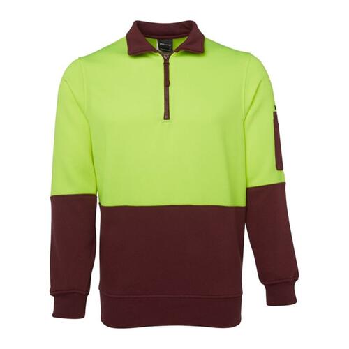Hi Vis 1/2 Zip Fleecy
