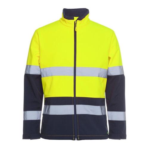 Mens Hi Vis (D+N) Water Resistant Softshell Jacket