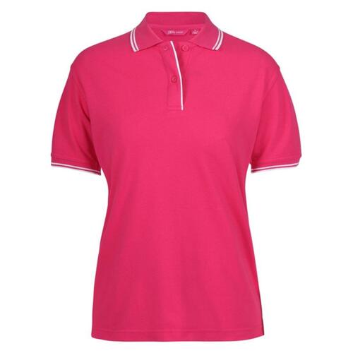 Womens Contrast Polo Thumbnail
