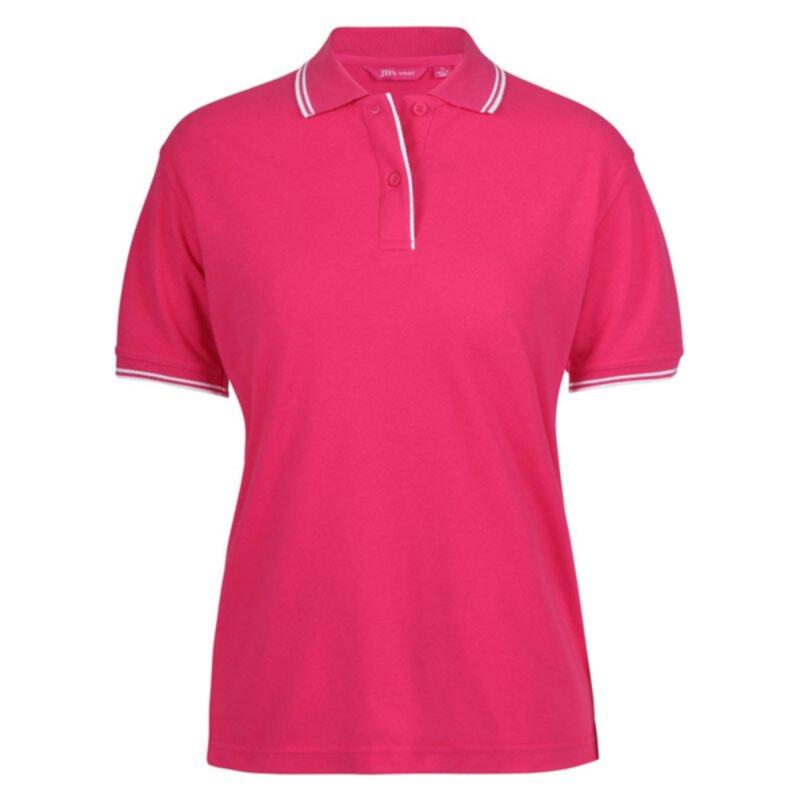 Womens Contrast Polo Thumbnail