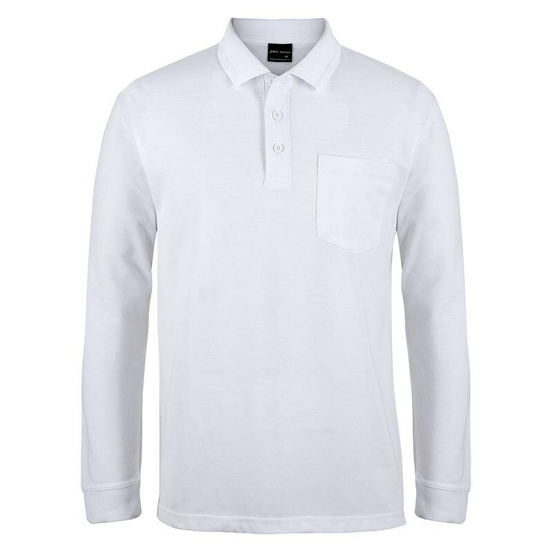 Mens 210 Long Sleeve Pocket Polo Thumbnail