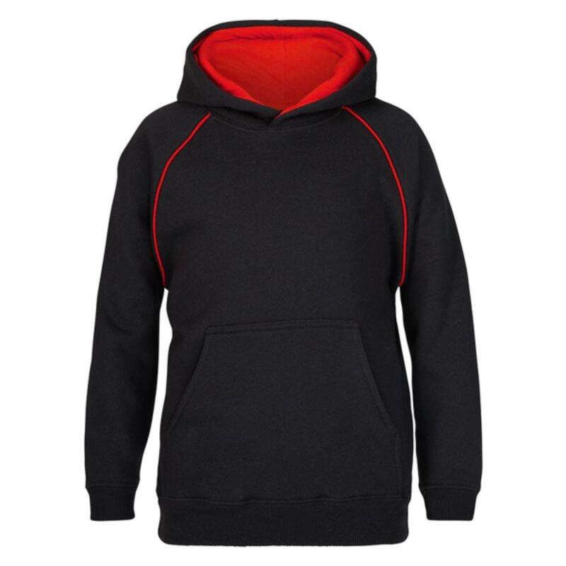 Kids Contrast Fleecy Hoodie