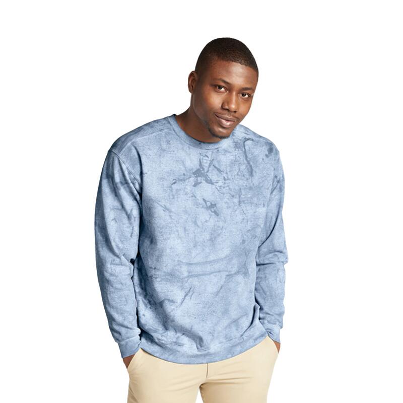 Mens Color Blast Crewneck Sweatshirt Thumbnail