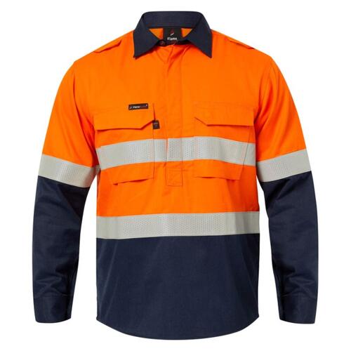 Mens HRC2 Inherent Hi Vis Reflective Shirt with Gusset Sleeves