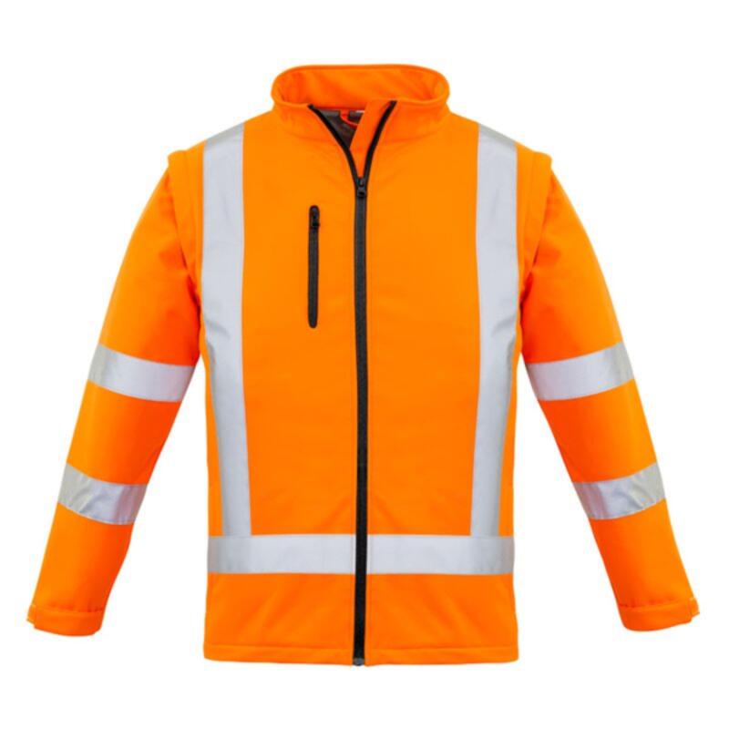 Womens Hi Vis NSW Rail X Back 2 In 1 Softshell Jacket Thumbnail