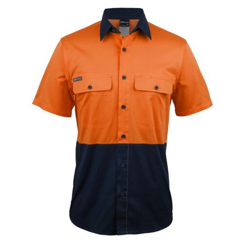 Hi-Vis Short Sleeve Stretch Work Shirt