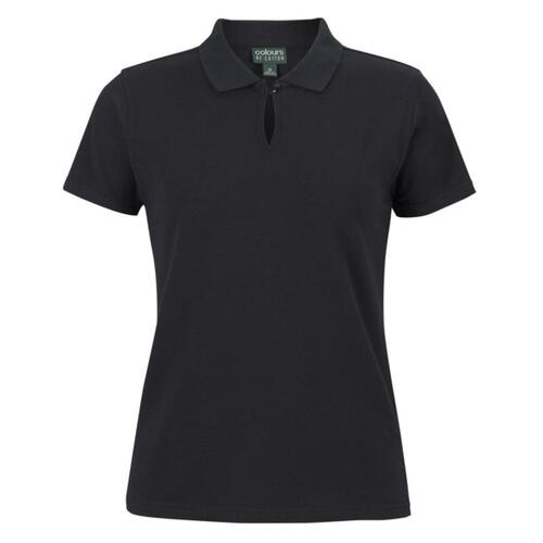 Womens C Of C Cotton Short Sleeve Stretch Polo Thumbnail