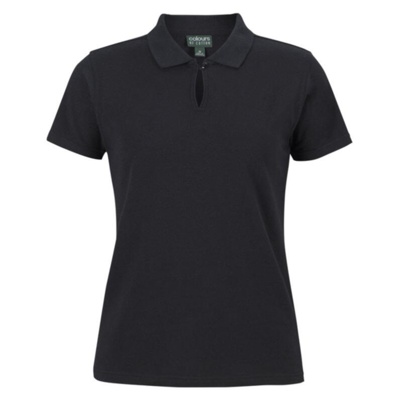 Womens C Of C Cotton Short Sleeve Stretch Polo Thumbnail