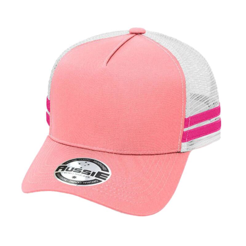Kids A-Frame Striped Trucker Cap Thumbnail