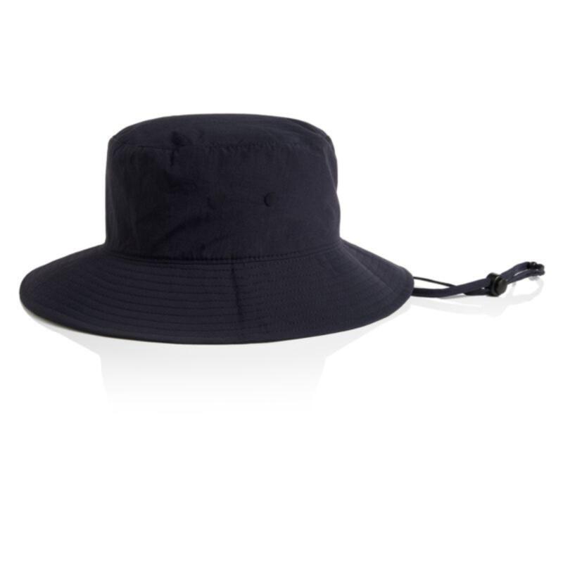Nylon Wide Brim Bucket Hat
