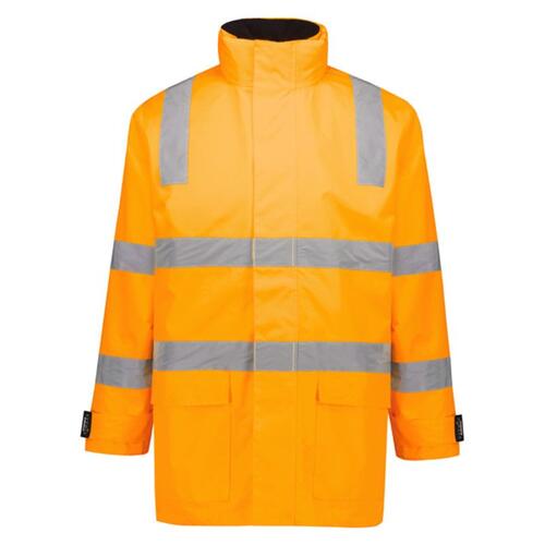 Unisex Hi Vis VIC Rail 4 In 1 Waterproof Jacket