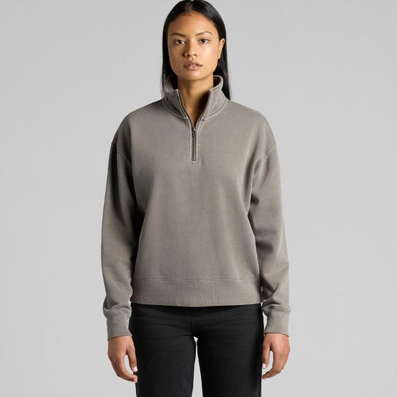 Womens Relax Faded Half Zip Thumbnail