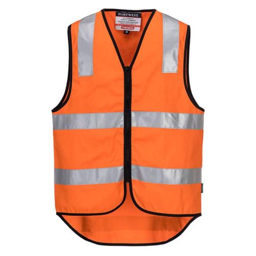 Hi-Vis Cotton Zipped Vest Thumbnail
