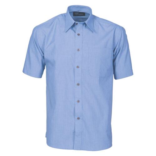 Classic Mini (Check) Houndstooth Short Sleeve Business Shirt Thumbnail