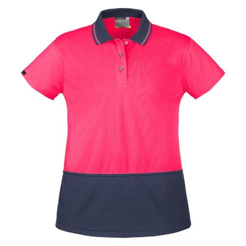 Womens Hi Vis Basic Short Sleeve Polo