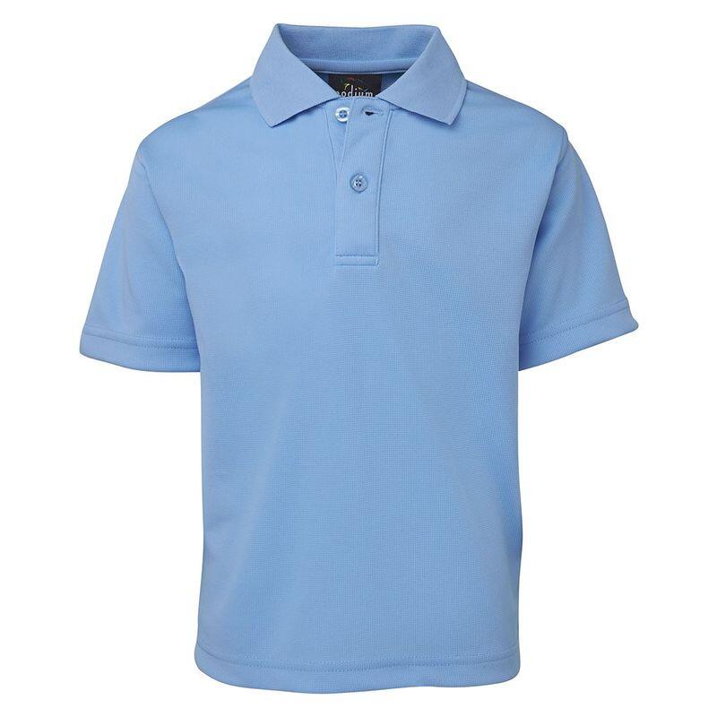Kids Short Sleeve Poly Polo Thumbnail